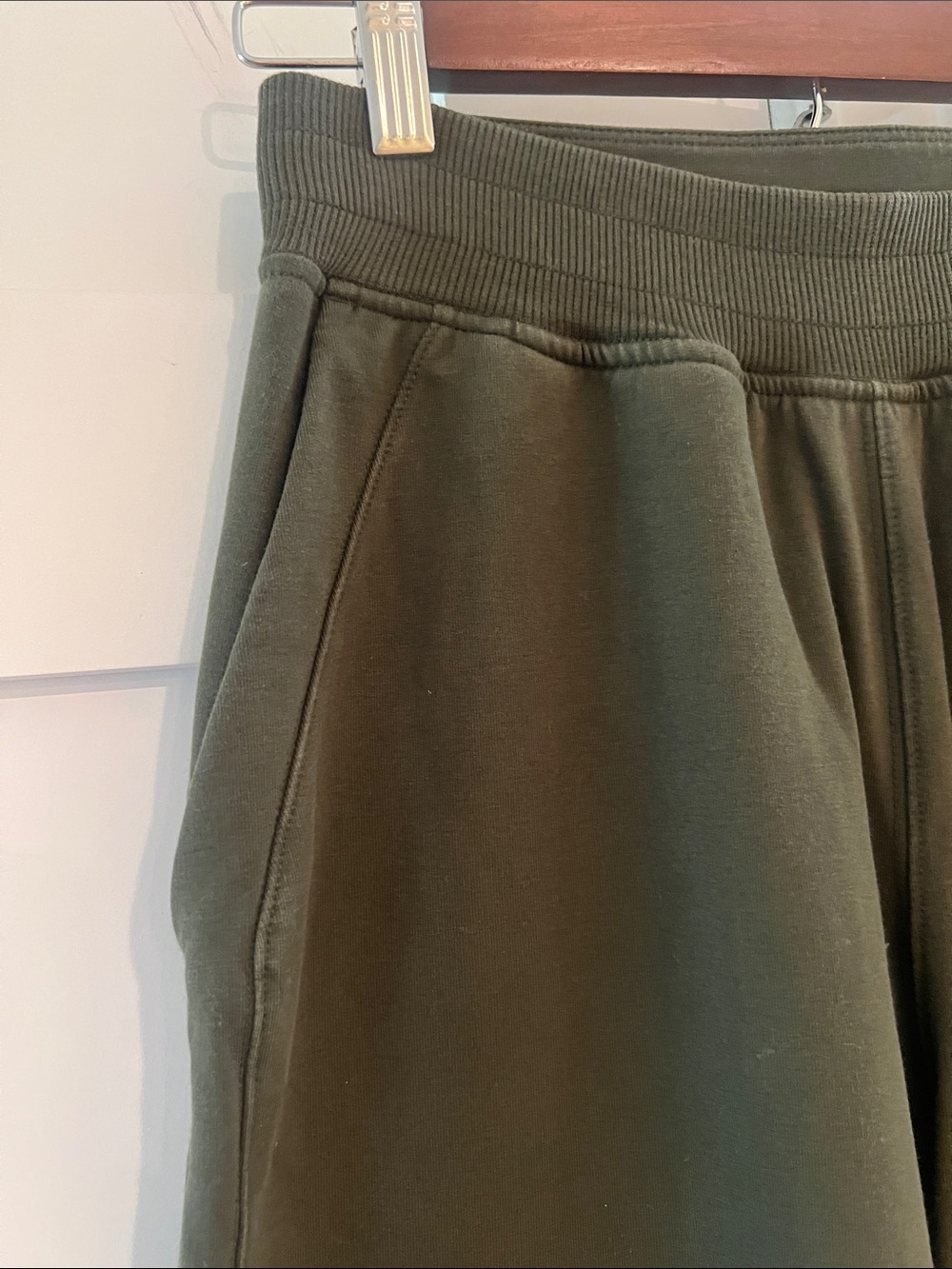 Lululemon Athletica La Wide Leg Side Split High-rise Pant In Green EUC - Picture 5 of 5